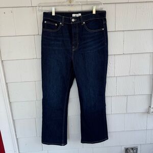 SPANX Lycra Fitsense Kick Flare Jeans in Hayward Wash size 14 NWT NEW